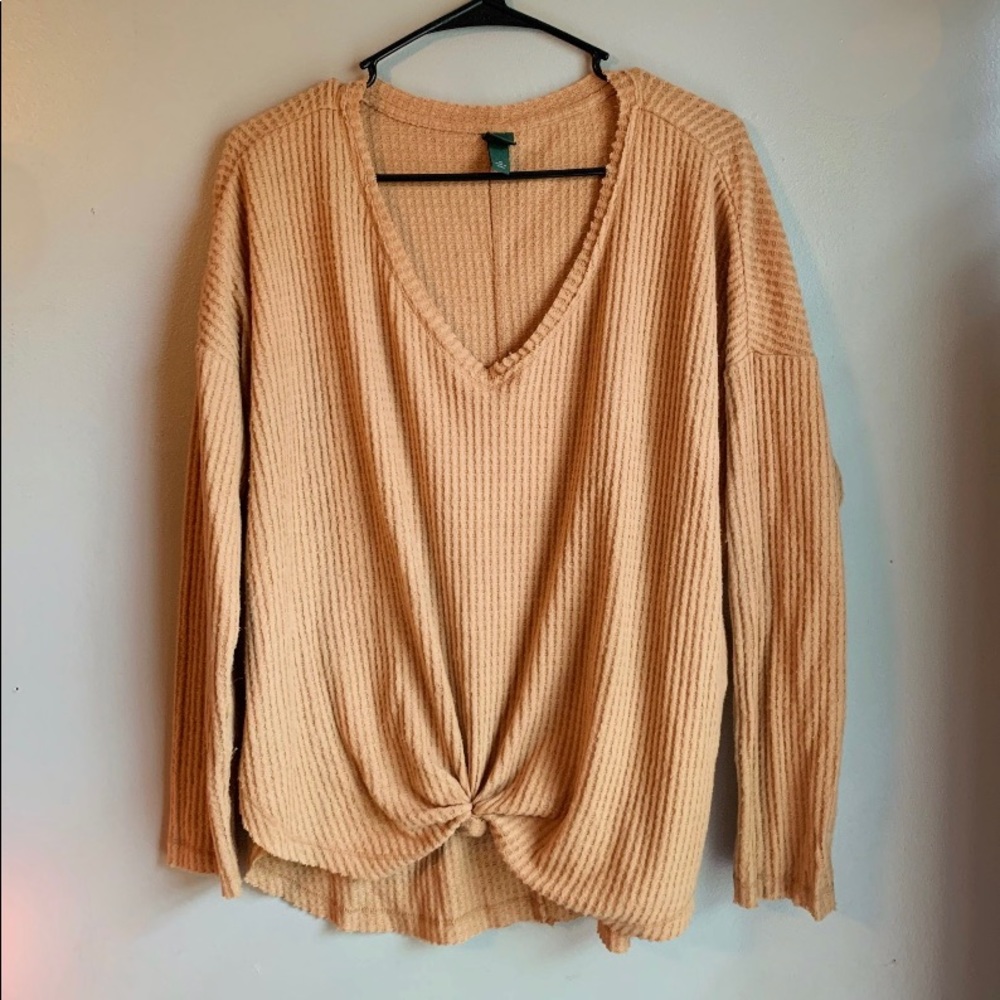 Beige oversized sweater